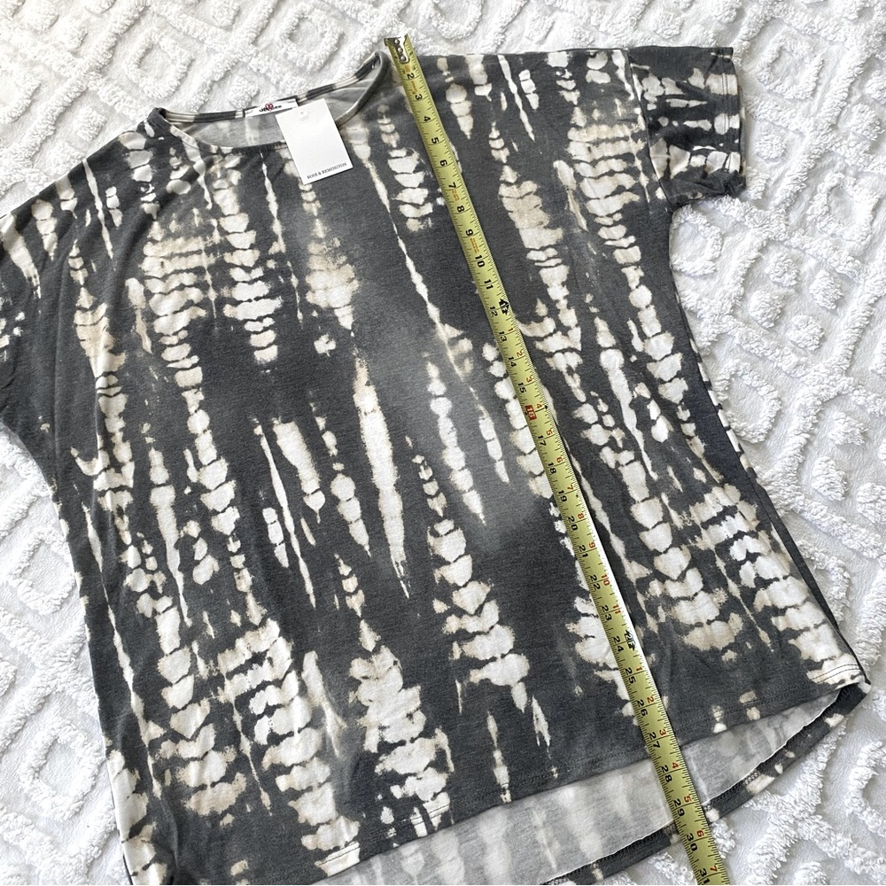 R&R Tie Dye T-shirt Tee Top Oversized Shirt - Picture 3 of 6